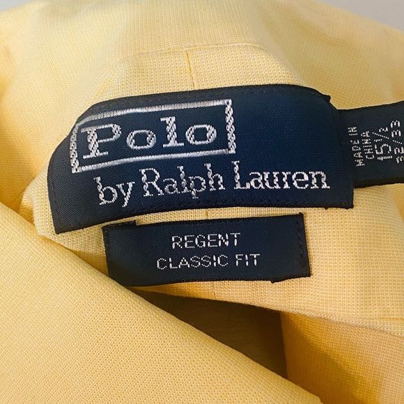 🧧SALE🧧 Polo Ralph Lauren Regent Classic Fit Solid Dress Shirt - Picture 4 of 8